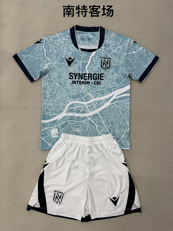 Niño_Adults And Youth Nantes Away Soccer Uniform 25